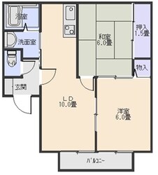 アビタ・デ・ソルジェＡ棟の物件間取画像